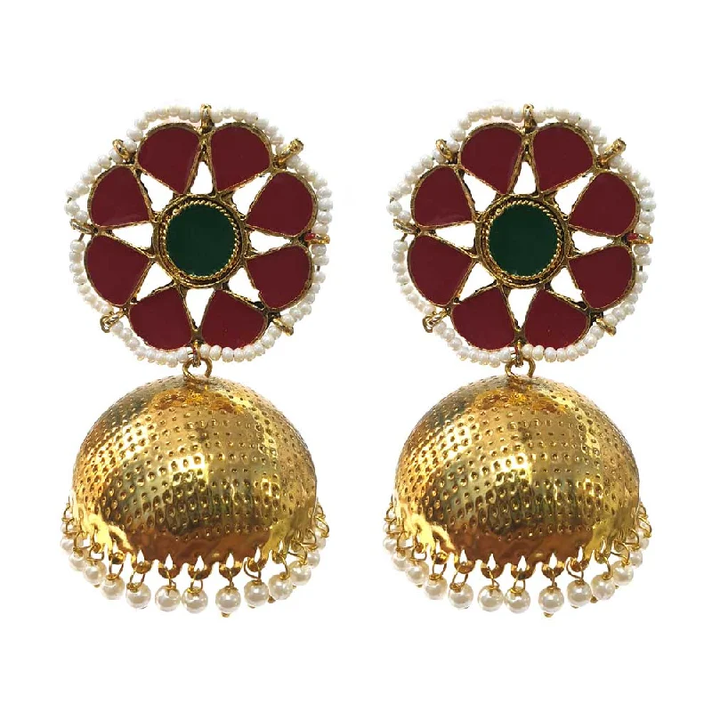 Sapphire stud earrings-FESTIVE COLLECTION' HANDMADE KUNDAN EARRINGS SOLD BY PER PAIR PACK' BIG SIZE 60-65 MM