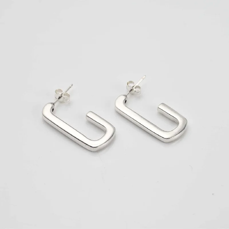 Nautical drop earrings-Taffy J Luxe Hoops