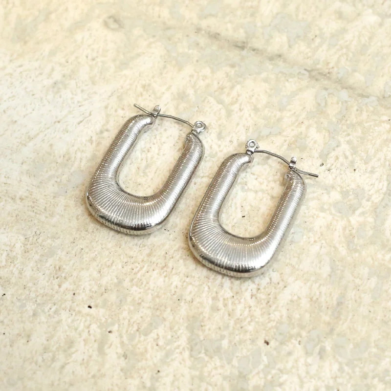 Huggie style earrings-Egyptian Hoop Earrings