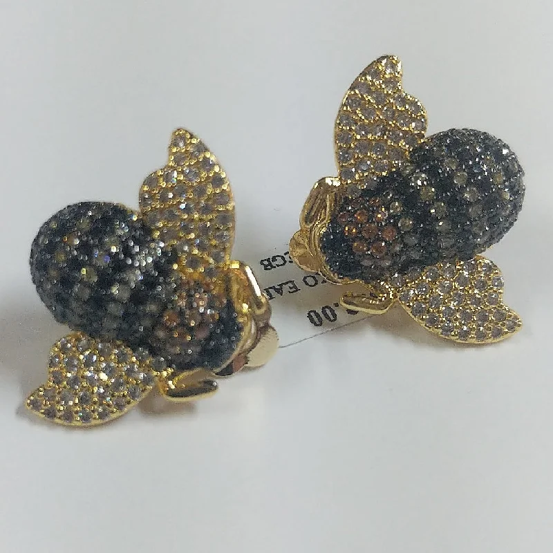 Oversized hoop earrings-MOKO EARRINGS CLIP ON BEES