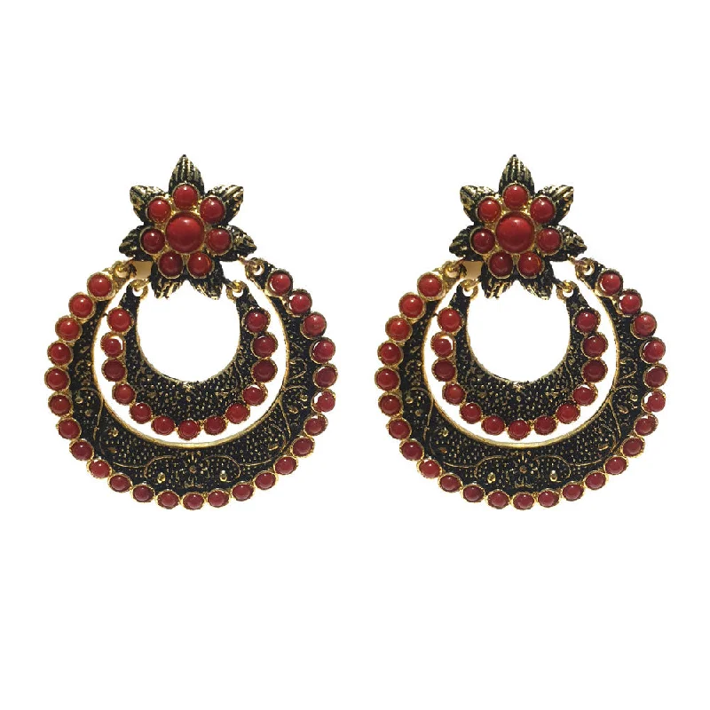 Bold cuff earrings-HANDMADE KUNDAN EARRINGS SOLD BY PER PAIR PACK' 40-~50 MM