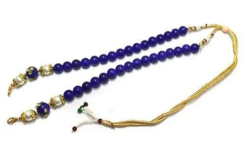 Crescent charm necklaces-Beaded Necklace Mangalsutra Dori