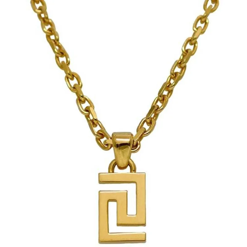 Sleek minimalist necklaces-Versace   Plating Necklace (Pre-Owned)