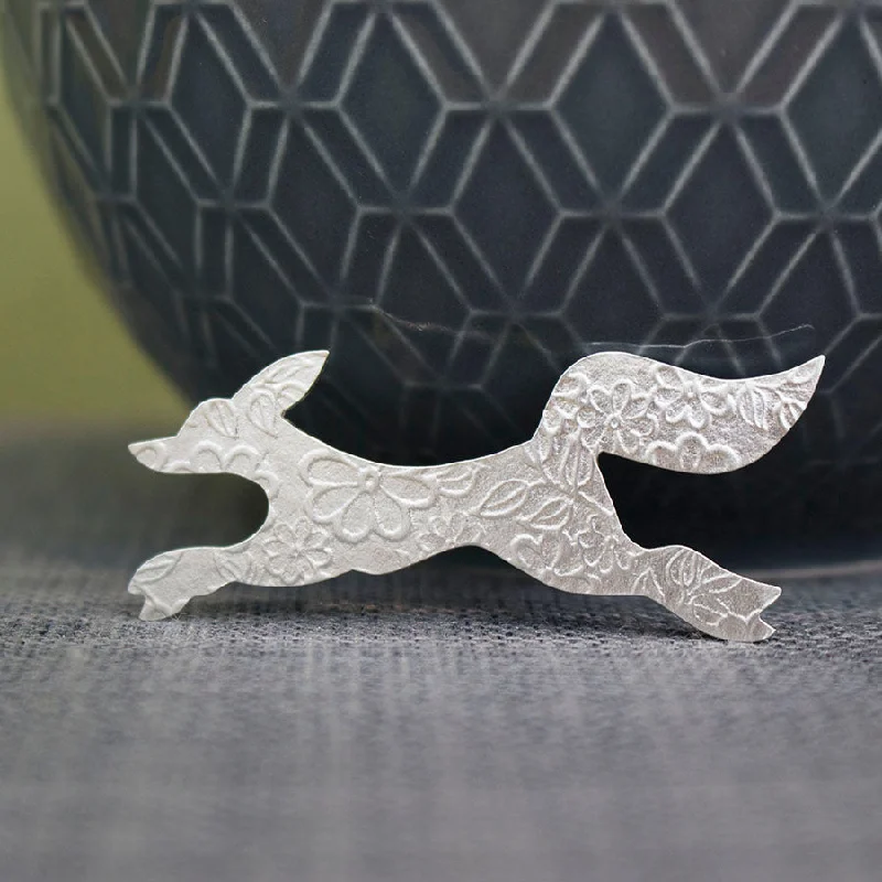 Hamsa brooches-Small Fox Brooch