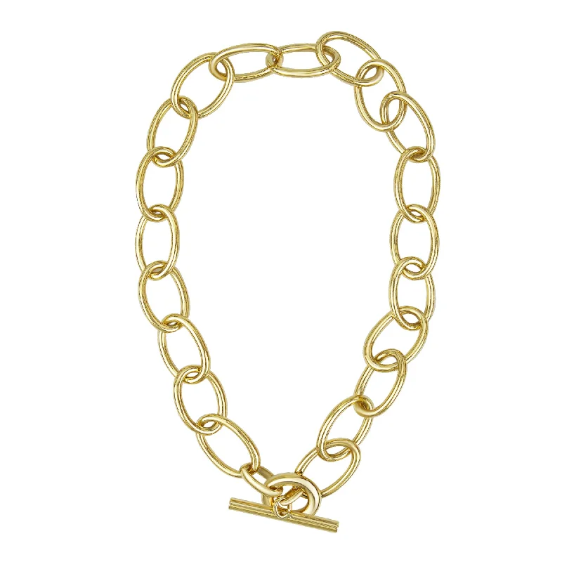 Geometric chain necklaces-Toggle Necklace (2367C)