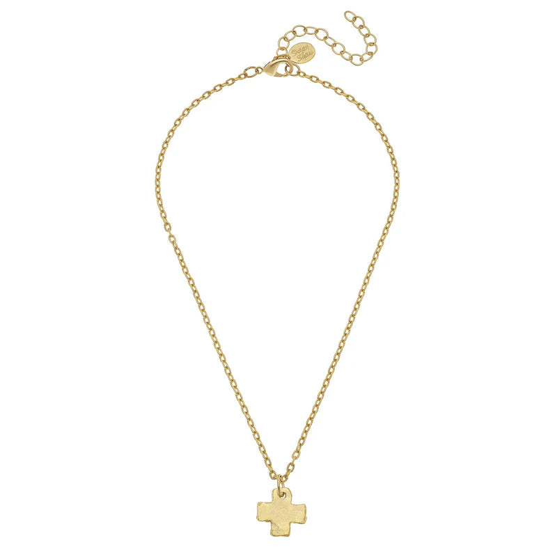 Handcrafted necklaces-Susan Shaw - Necklace - Dainty Cross