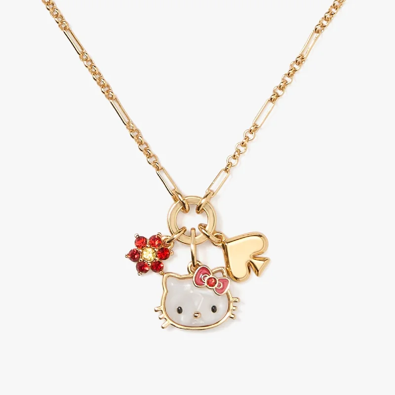 Zodiac charm necklaces-Hello Kitty x Kate Spade New York Charm Pendant Necklace