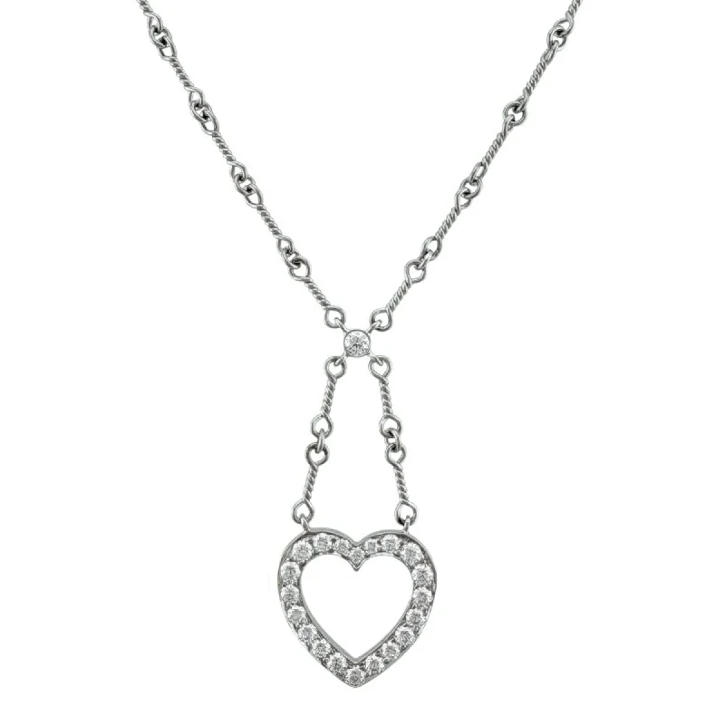 Long chain necklaces-Tiffany Platinum 950 Necklace (Pre-Owned)