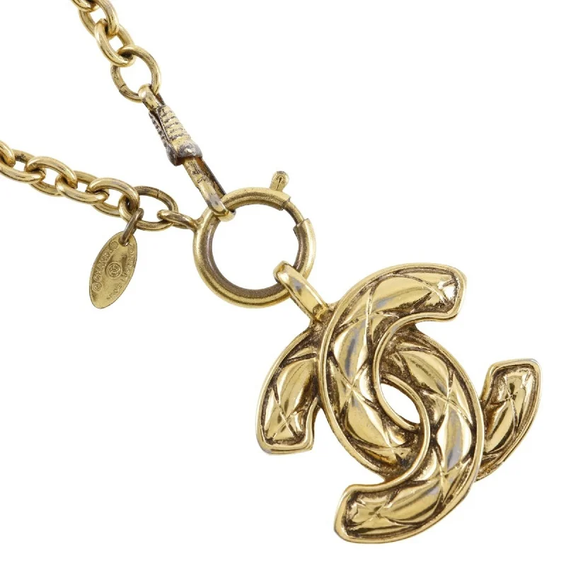 Coin charm necklaces-Chanel   Plating Necklace (Pre-Owned)