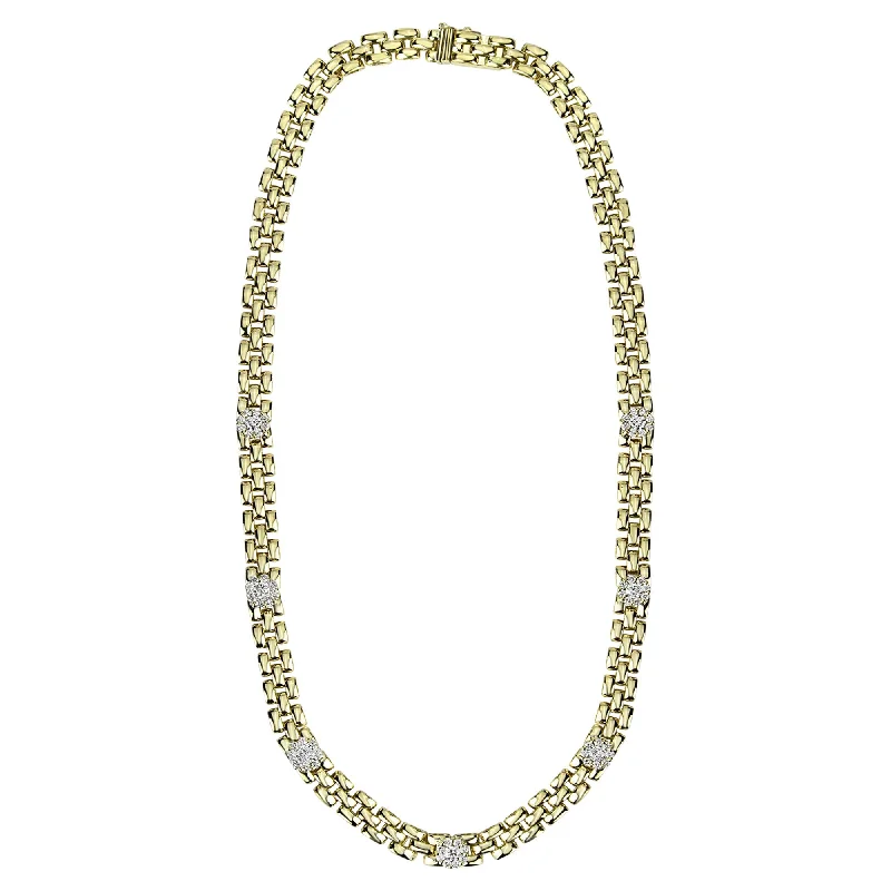 Art deco necklaces-Necklace - Diamond (2312A)