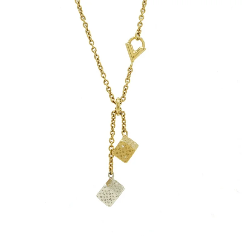 Sleek minimalist necklaces-Louis Vuitton gold gold Plating Metal Necklace (Pre-Owned)