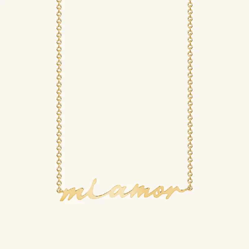 Infinity design necklaces-The 'Mi Amor' Necklace