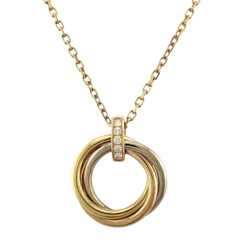 Wooden pendant necklaces-Cartier gold pink gold pink gold (18K) gold (18K) yellow gold (18K) Necklace (Pre-Owned)