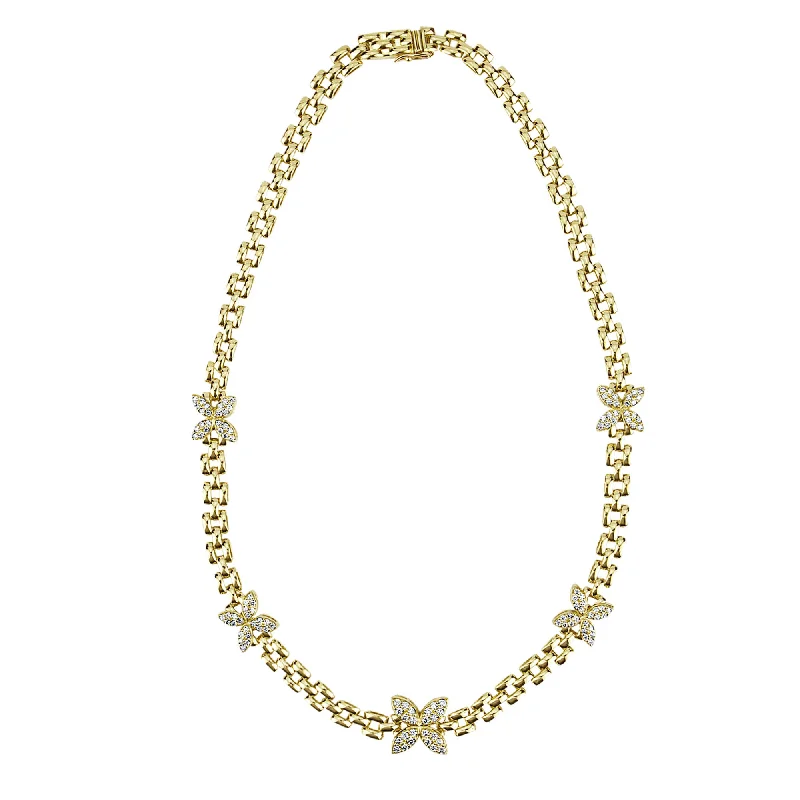 Luxe diamond necklaces-Necklace - Diamond (2372B)