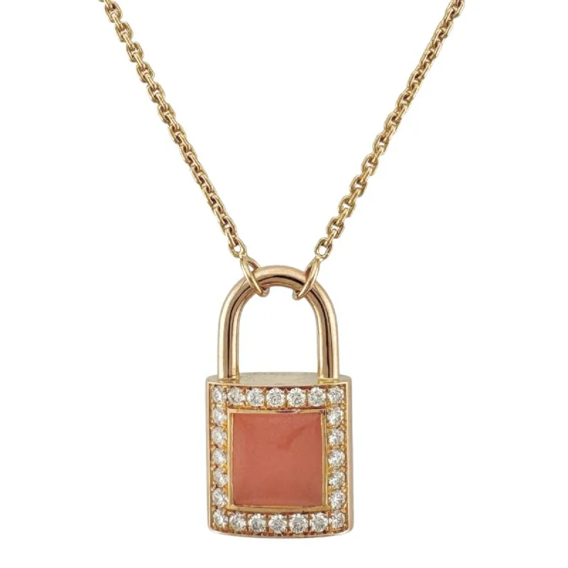 Hexagon pendant necklaces-Louis Vuitton gold pink gold pink gold (18K) Necklace (Pre-Owned)