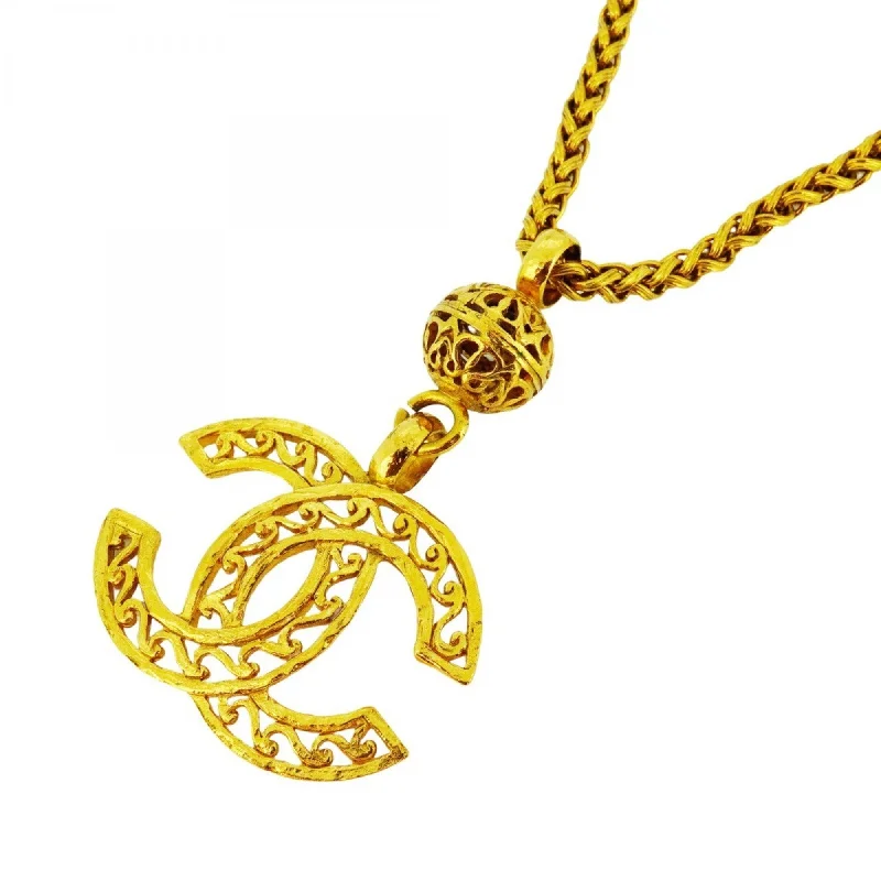 Infinity design necklaces-Chanel   Plating Necklace (Pre-Owned)