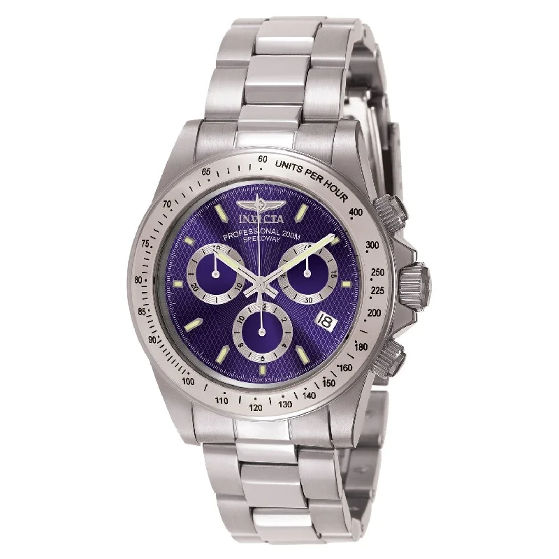 Floral strap watches-Invicta Men's 7027 Signature Chronograph Stainless Steel Watch