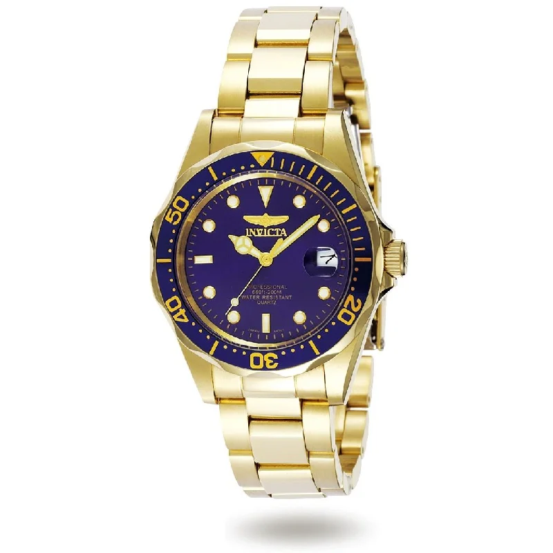 Elegant gold watches-Invicta Men's 8937 Pro Diver Gold-Tone Stainless Steel Watch