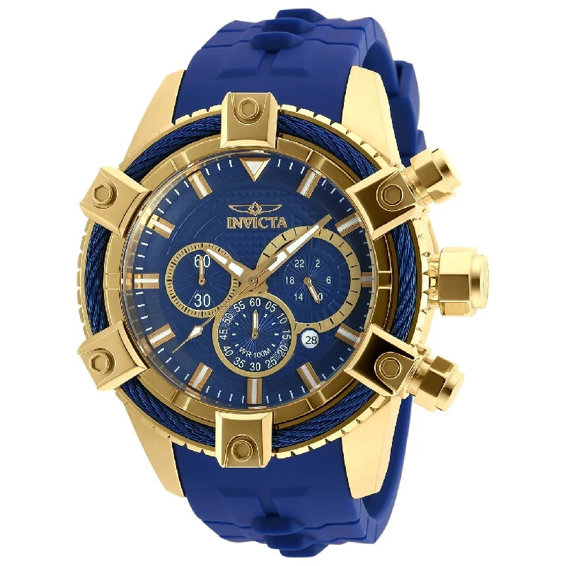 Classic round watches-Invicta Men's 90269 Bolt Blue Polyurethane Watch