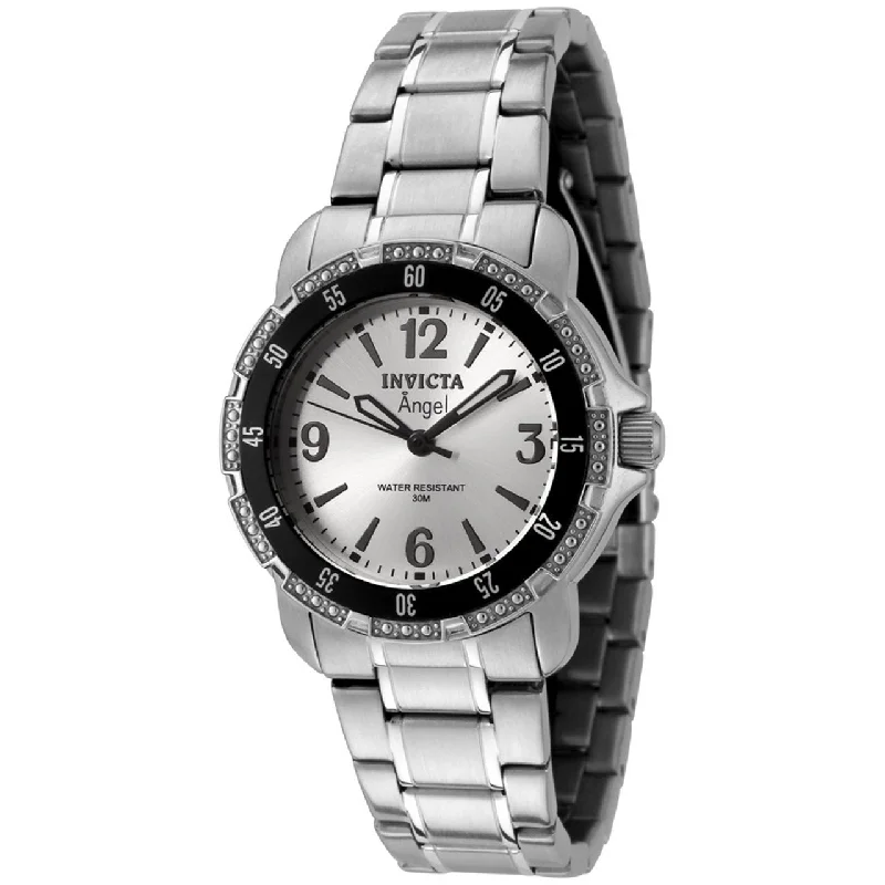 Chic bracelet watches-Invicta Women's 0546 Angel Stainless Steel Watch