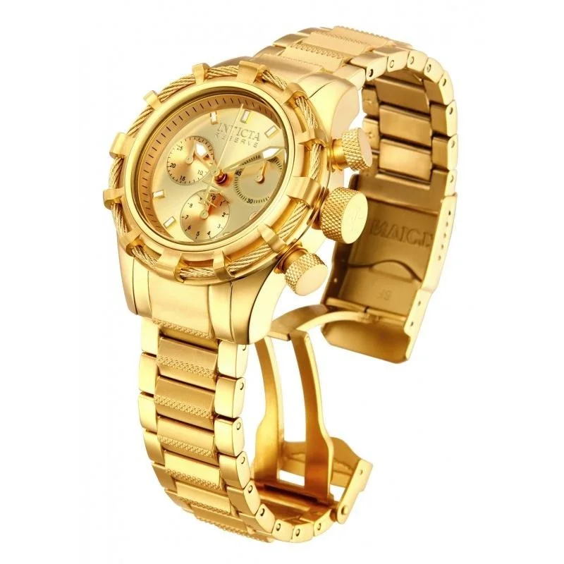 Oval face watches-Invicta Women's 12461 Bolt Reserve Gold-Tone Stainless Steel Watch