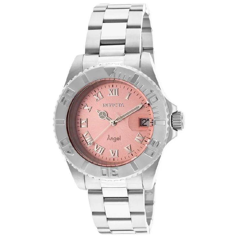 Everyday quartz watches-Invicta Women's 14360 Angel Stainless Steel Watch