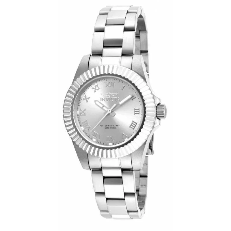 Crystal face watches-Invicta Women's 16761 Pro Diver Stainless Steel Watch