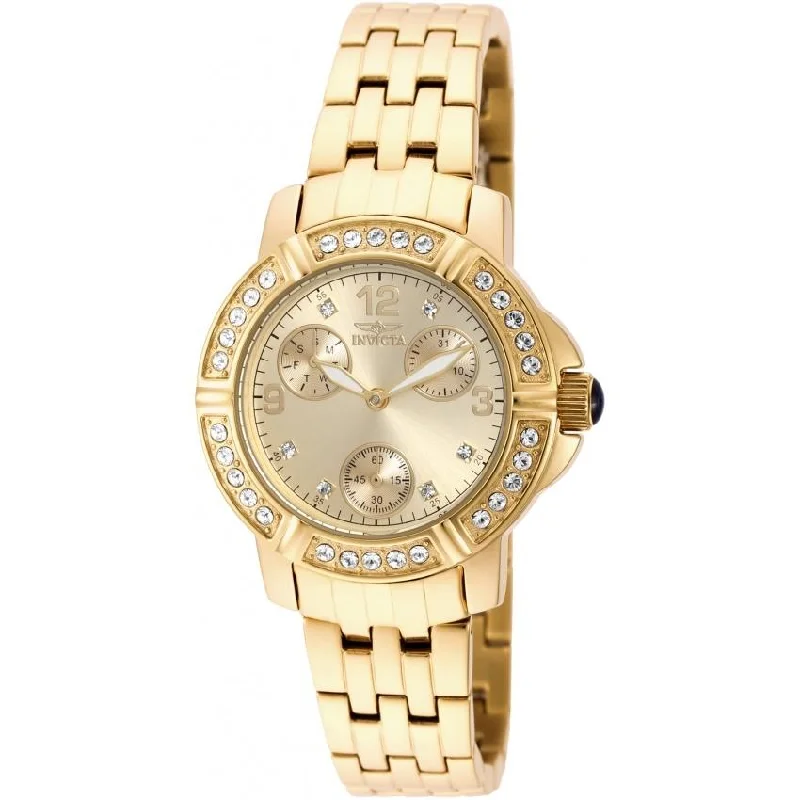 Retro analog watches-Invicta Women's 18964 Angel Gold-Tone Stainless Steel Watch