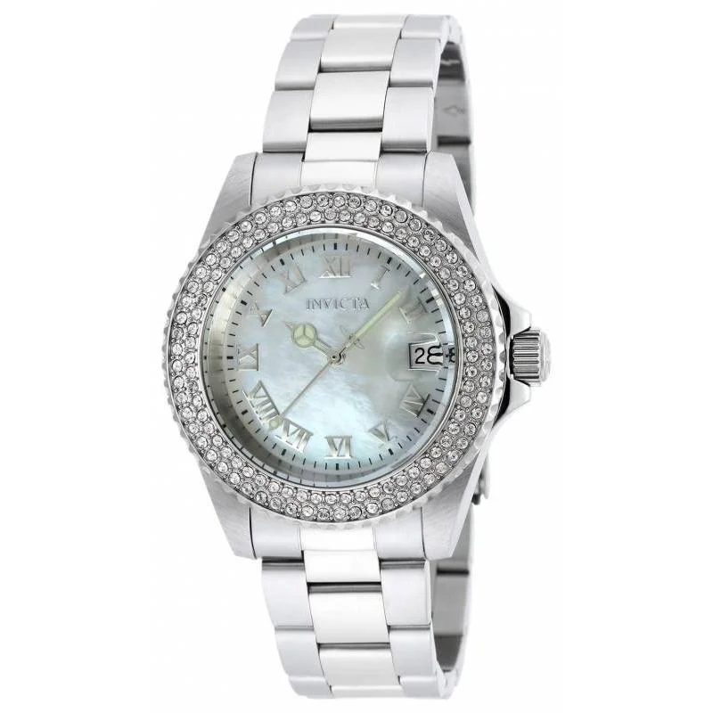 Vibrant face watches-Invicta Women's 19873 Angel Stainless Steel Watch