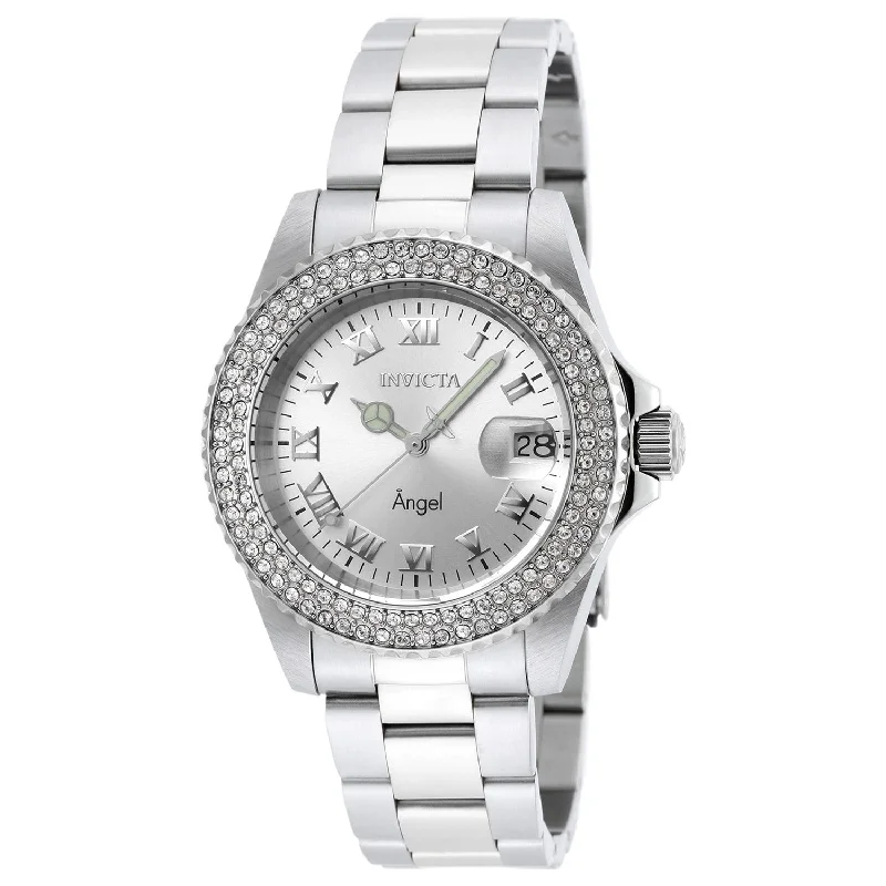 Bold bezel watches-Invicta Women's 20213 Angel Stainless Steel Watch