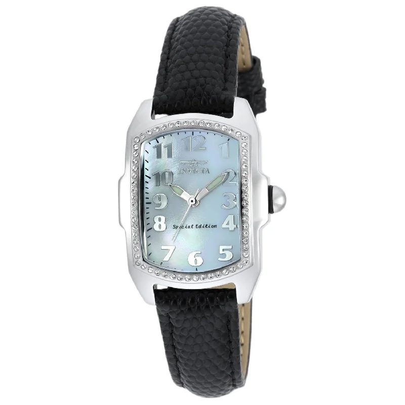 Oval gem watches-Invicta Women's 20524 Lupah Multi Leather Watch