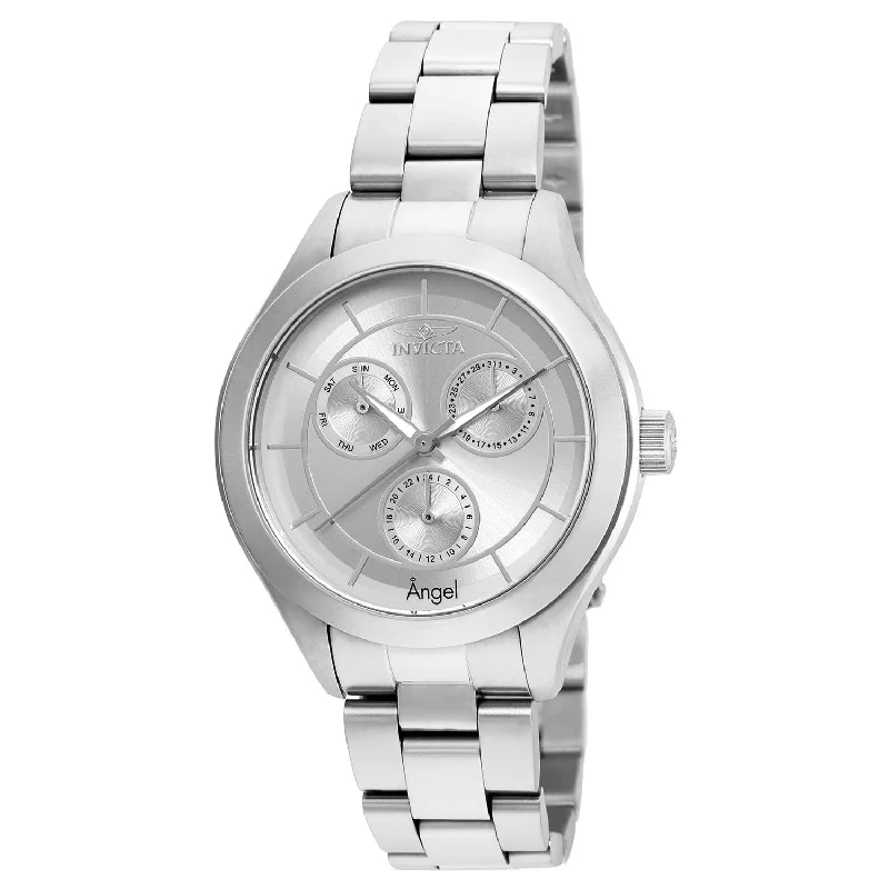 Rectangular strap watches-Invicta Women's 21693 Angel Stainless Steel Watch