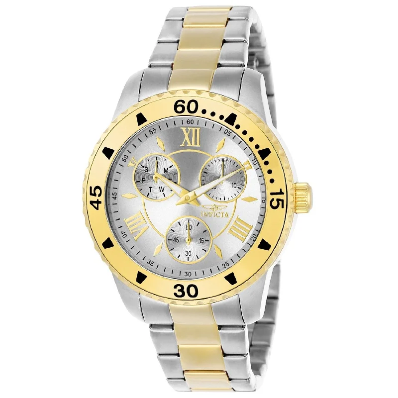 Elegant gold watches-Invicta Women's 21770 Angel Gold-Tone and Silver Stainless Steel Watch