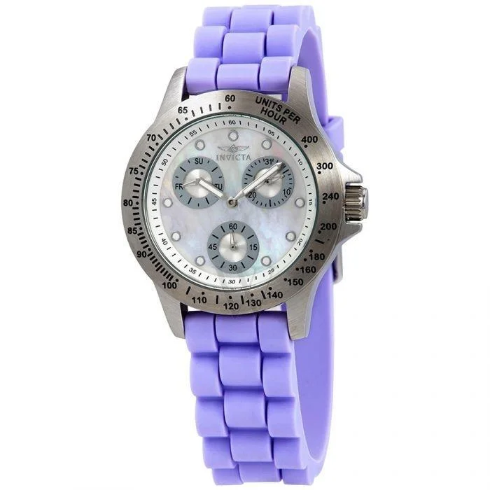 Bold statement watches-Invicta Women's 21969 Speedway Purple Silicone Watch