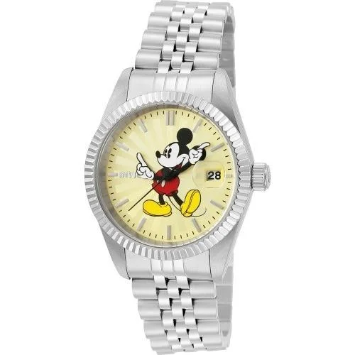 Gemstone accent watches-Invicta Women's 22774 Disney Mickey Mouse Stainless Steel Watch