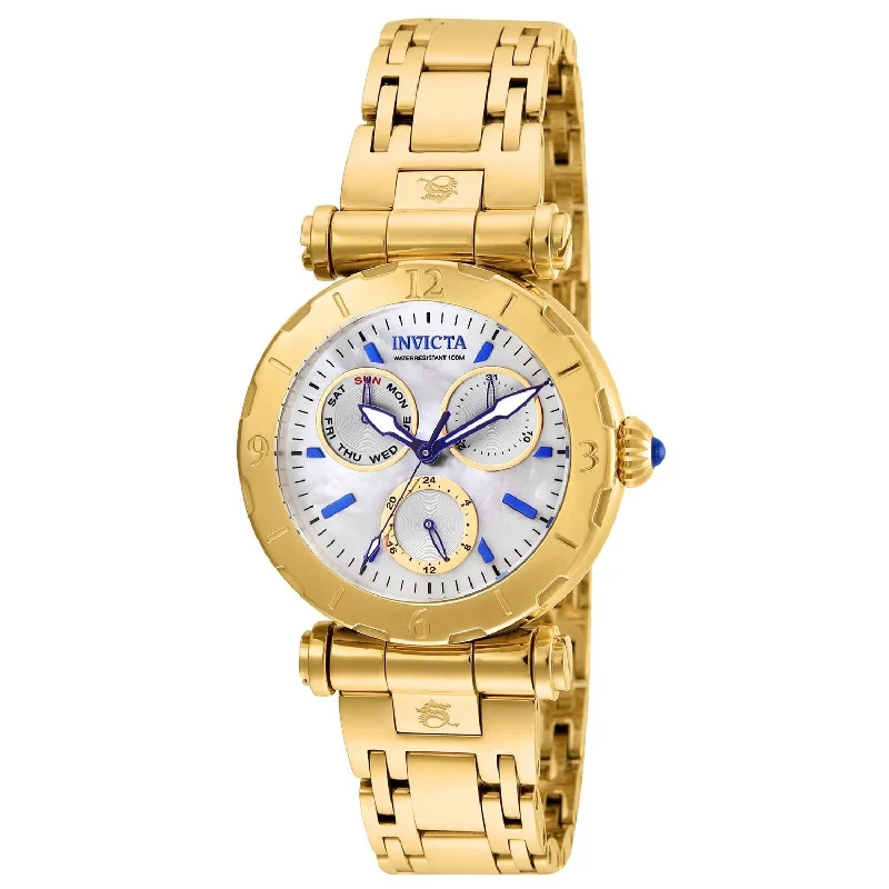 Waterproof sport watches-Invicta Women's 24428 Subaqua Gold-Tone Stainless Steel Watch