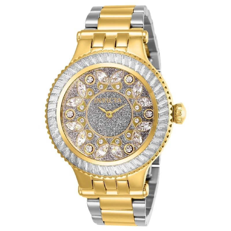 Eco leather watches-Invicta Women's 26156 Subaqua 3 Gold-Tone and Silver Stainless Steel Watch