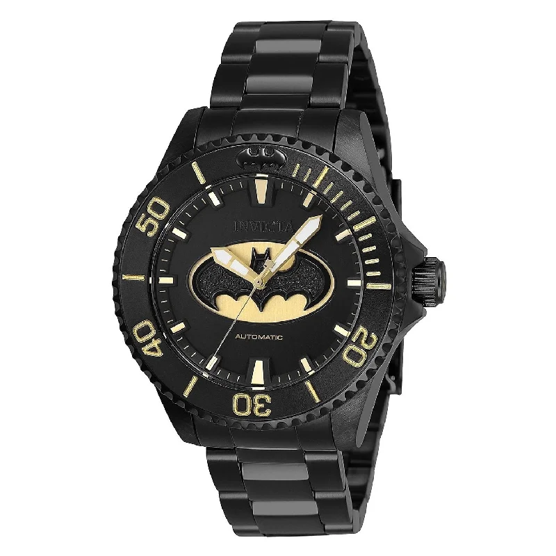 Quartz movement watches-Invicta Women's 26902 DC Comics Black Stainless Steel Watch