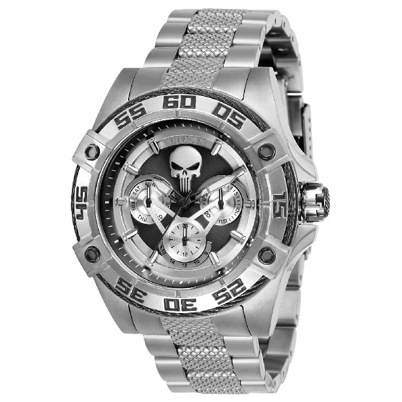 Rose gold strap watches-Invicta Women's 27020 Marvel Punisher  Stainless Steel Watch