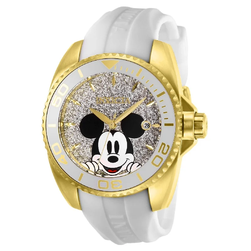 Floral dial watches-Invicta Women's 27379 Mickey Mouse Stainless Steel Watch