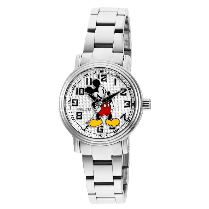 Engraved case watches-Invicta Women's 27394 Disney Mickey Mouse Stainless Steel Watch