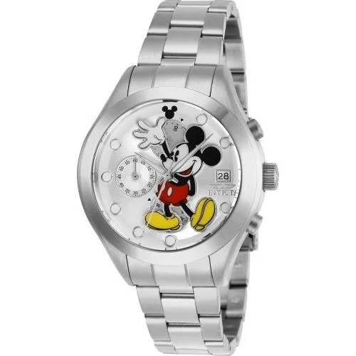 Mother-of-pearl watches-Invicta Women's 27398 Mickey Mouse Stainless Steel Watch