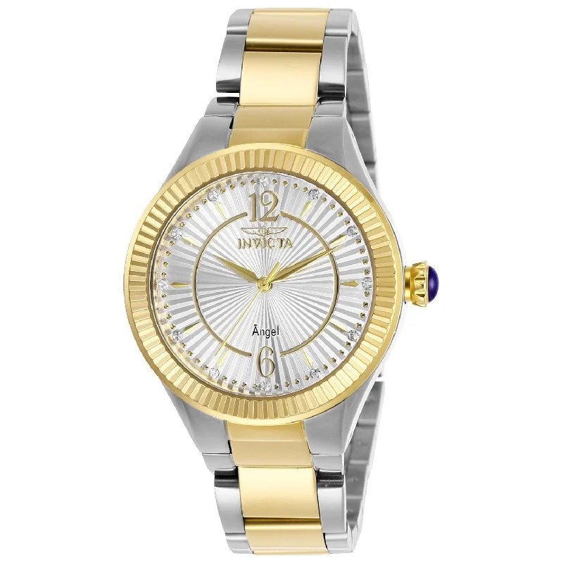 Artistic dial watches-Invicta Women's 28334 Angel Stainless Steel Watch