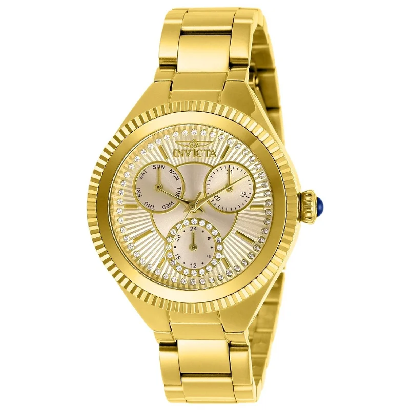 Soft silicone watches-Invicta Women's 28345 Gold-Tone Stainless Steel Watch