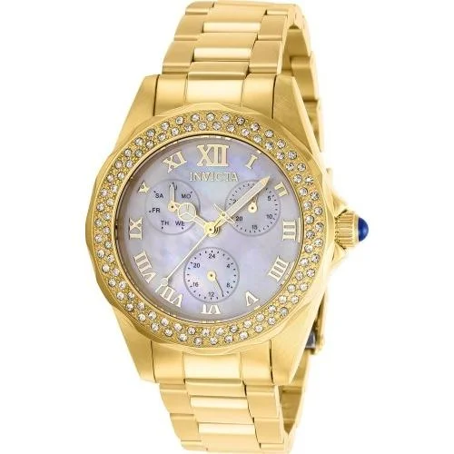 Dual-tone watches-Invicta Women's 28438 Angel Gold-tone Stainless Steel Watch