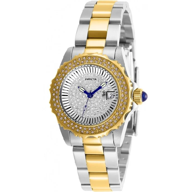 Petite quartz watches-Invicta Women's 28440 Angel Stainless Steel Watch