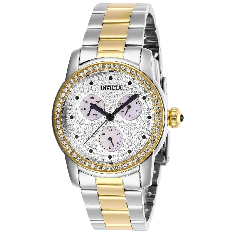 Bold bezel watches-Invicta Women's 28467 Angel Stainless Steel Watch