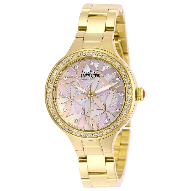 Elegant gold watches-Invicta Women's 28822 Gold-Tone Stainless Steel Watch