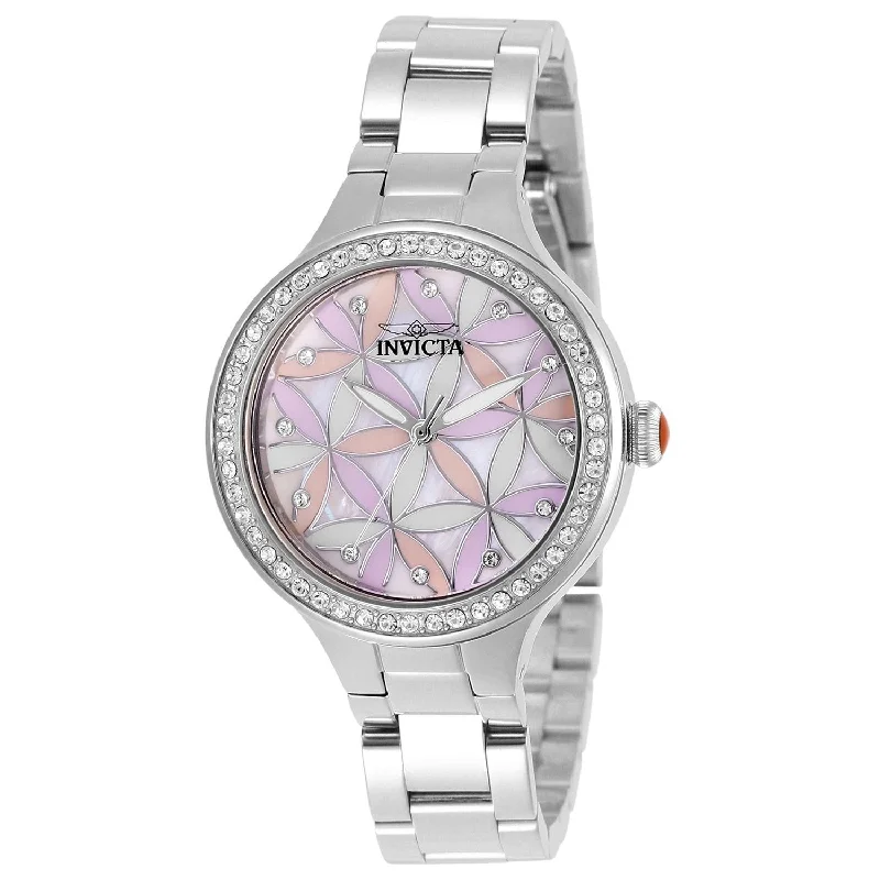 Minimalist silver watches-Invicta Women's 28823 Stainless Steel Watch