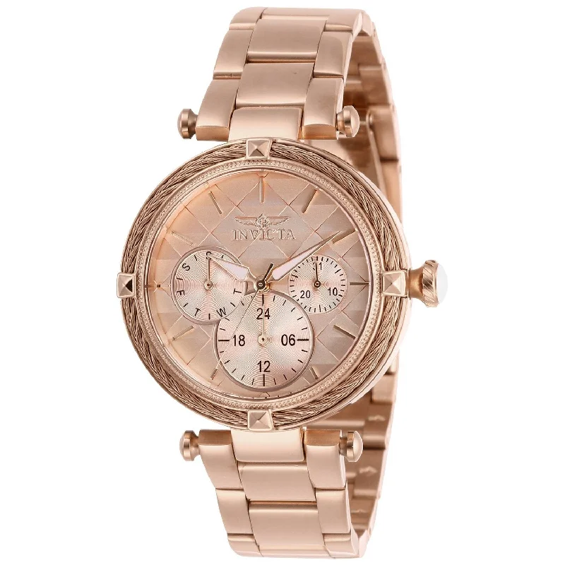 Rose quartz watches-Invicta Women's 28961 Bolt Rose-Tone Stainless Steel Watch